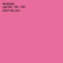 #E96D9C - Deep Blush Color Image